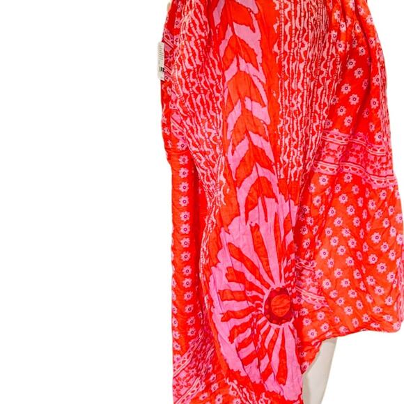 FREE PEOPLE WOMEN'S ELENA PRINTED TOP Size Large NWT - Picture 8 of 13